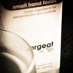 Small Hand Foods orgeat, photo copyright 2014 Douglas M. Ford. All rights reserved.